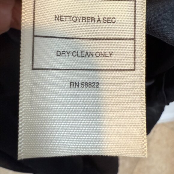 Leon Max Black Handkerchief Silk Maxi Dress Witchy Whimsigoth Train Medium - Picture 14 of 16